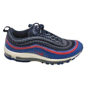 Nike Air Max 97 QS USA Shoes Mens Size 11.5 Blue Red White CD7791-400 Stars Mesh
